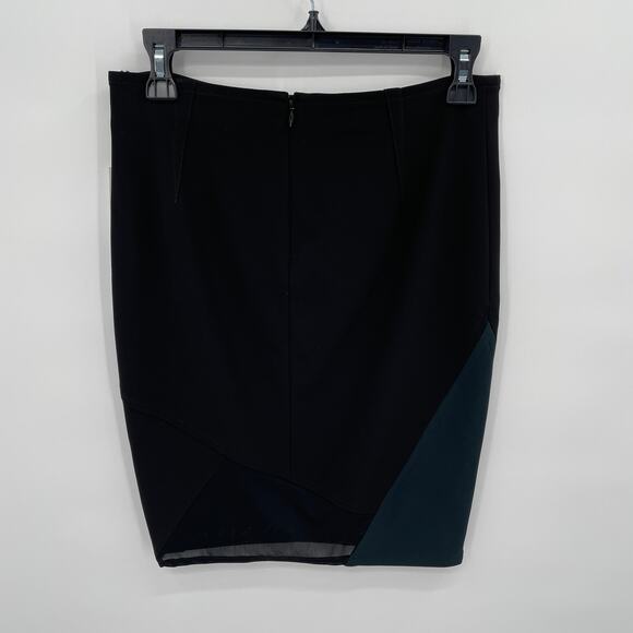 NWT Yigal Azrouel Black Mesh Stretch Pencil Skirt // 4 - Picture 11 of 12